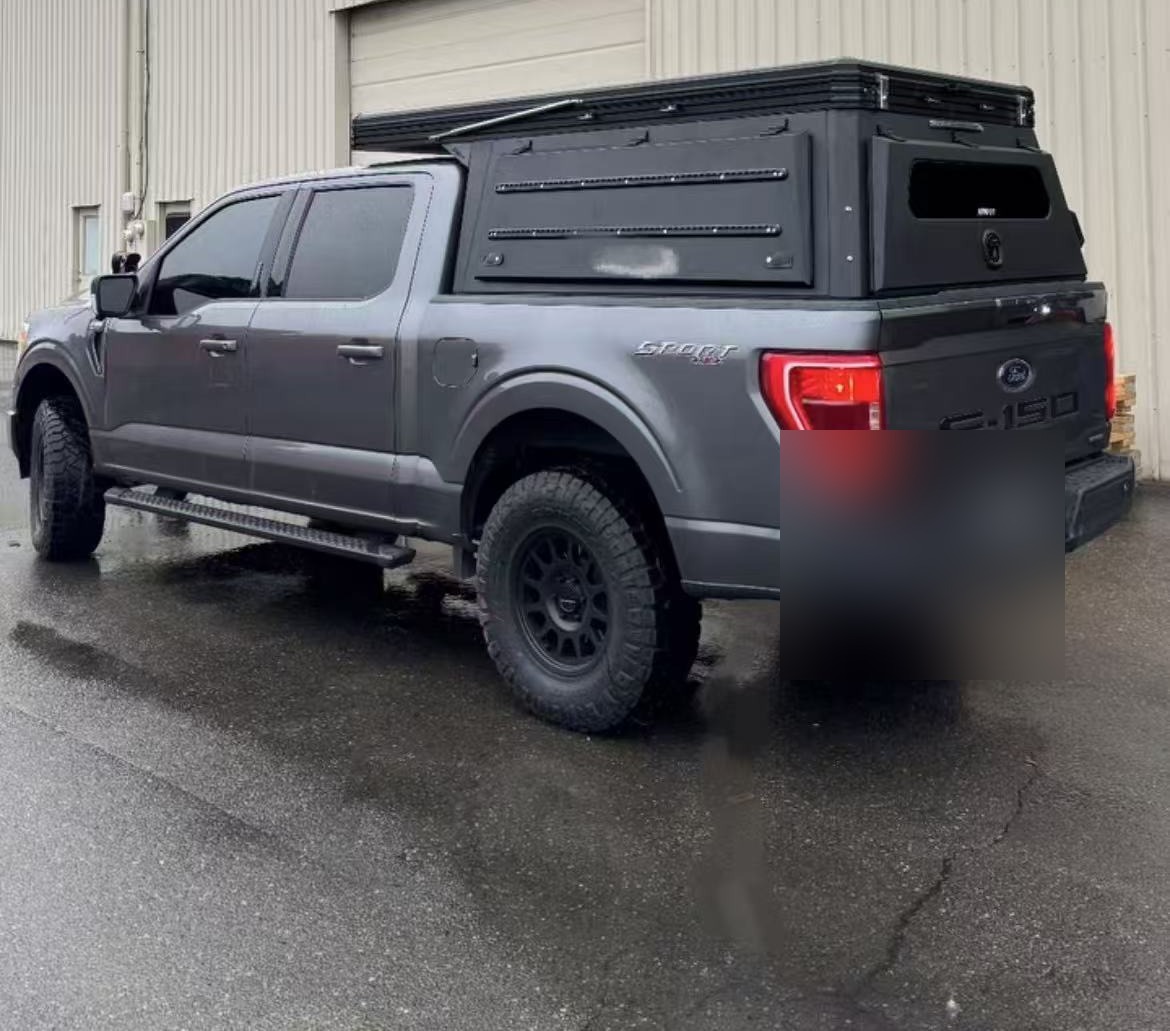 Ford F-150 canopy gray side profile