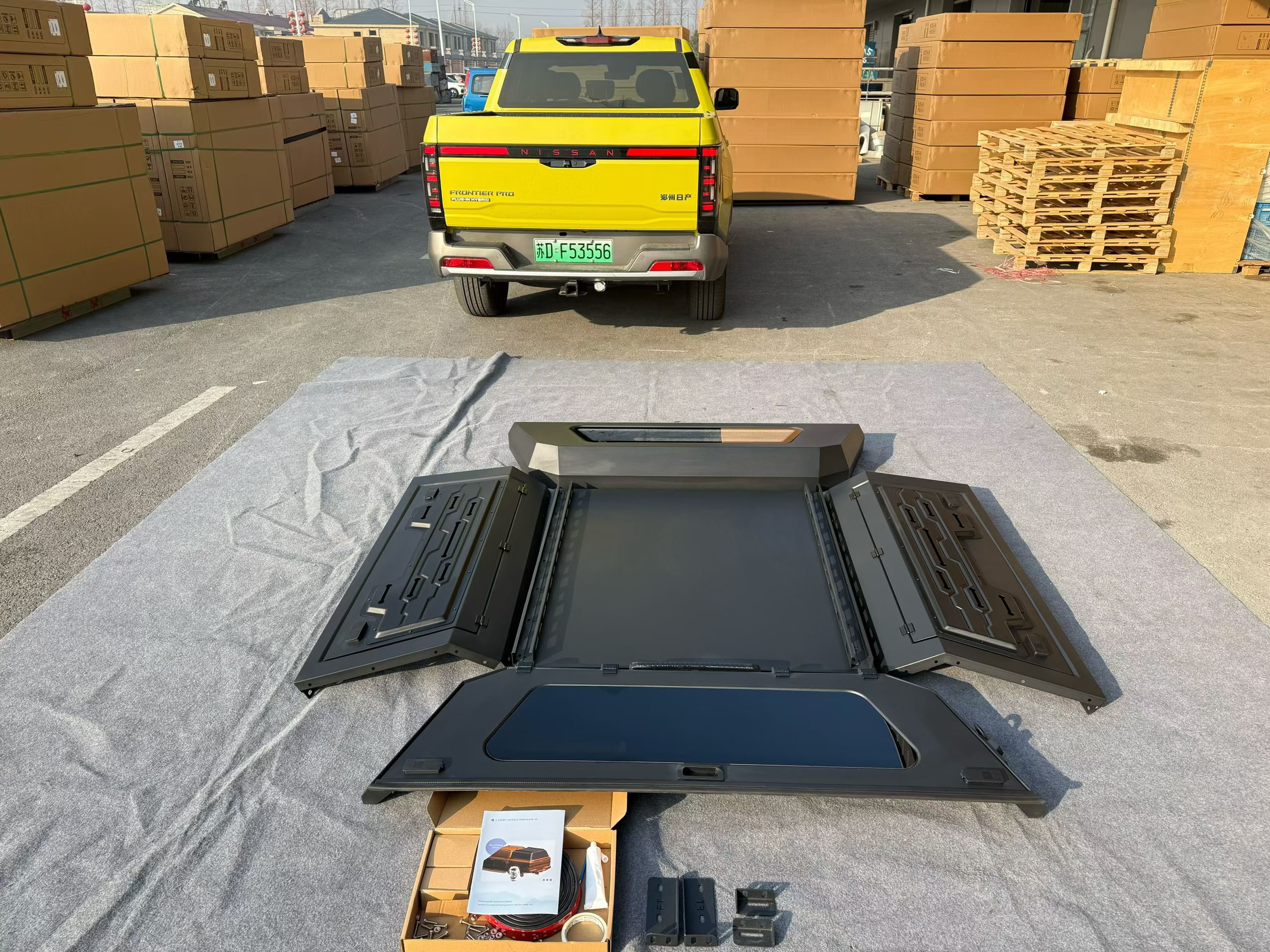 Complete canopy installation hardware kit