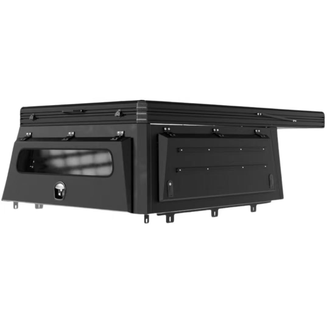 Canopy ladder and roof rail view